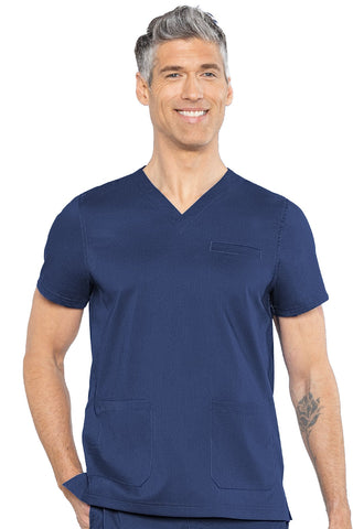 Med Couture 7477 Rothwear Westcott Three Pocket Top - Navy